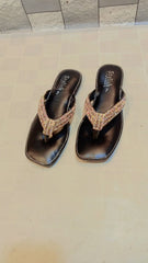 Ladies Flat Fancy Slippers