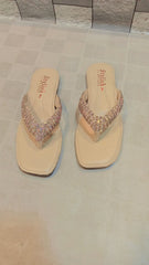 Ladies Flat Fancy Slippers