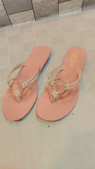 Ladies Flat Fancy Slippers